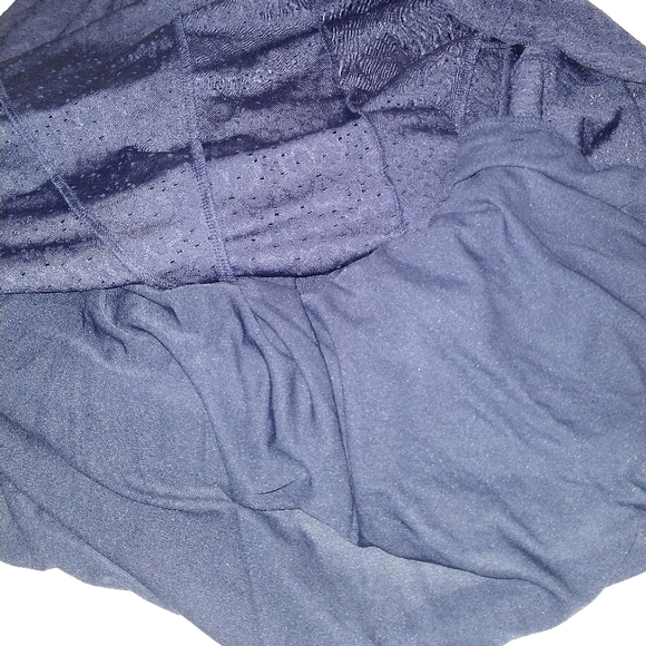 Michael Kors Navy Blue Rope Tie Waist Eyelet Dress - Picture 14 of 14